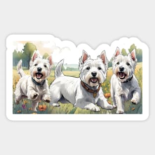 Westies Terrier Sticker